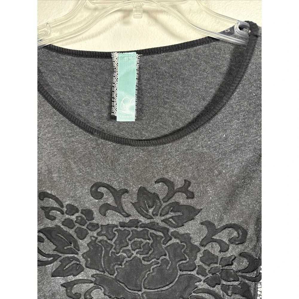 Lawman Pullover Top Med Woman's Rose L/S D2 - Picture 2 of 5